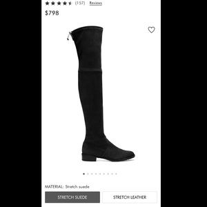 Stuart Weitzman Lowland Over the Knee Boot size 9